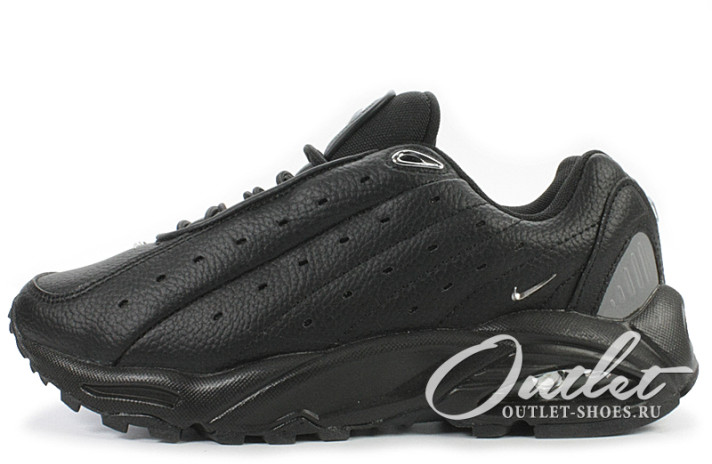 Кроссовки Nike Hot Step Air Terra Drake NOCTA Triple Black DH4692-001 черные, кожаные