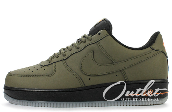 Кроссовки Nike Air Force 1 Low Winter Cargo Green  зеленые