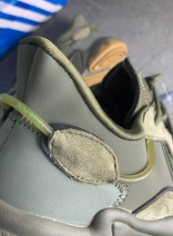 Кроссовки Adidas Ozweego Trace Cargo Raw Khaki живое фото 4