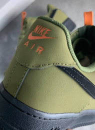Кроссовки Nike Air Force 1 Low Medium Olive Black Starfish живое фото 4