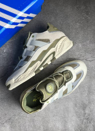 Кроссовки Adidas Niteball White Orbit Green Magic Lime живое фото 2