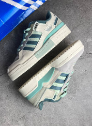 Кроссовки Adidas Forum Exhibit Low White Mint Green живое фото 1