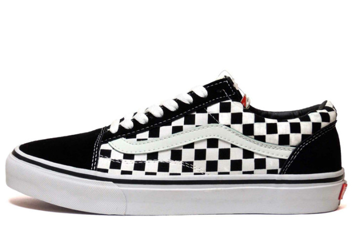 Кеды Vans Old Skool Checkerboard VA38G1P0S белые, черные